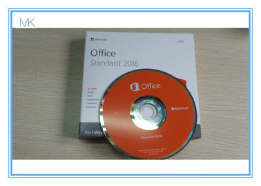 Microsoft Office 2016 τυποποιημένη υπέρ βασική ενεργοποίηση γραφείων 2016 πακέτων DVD λιανική on-line