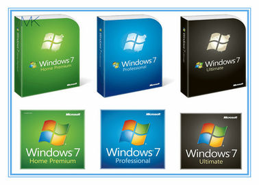 Αγγλικές αναπροσαρμογές της Microsoft έκδοσης για τα παράθυρα 7 επαγγελματική λιανική ενεργοποίηση κιβωτίων on-line
