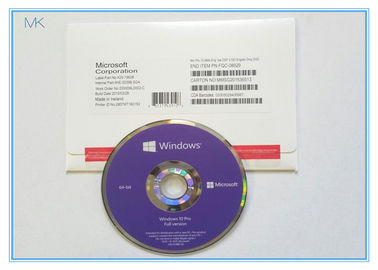 Το ιταλικό/γαλλικό/αγγλικό Microsoft Windows 10 υπέρ εξηντατετράμπιτη πλήρης έκδοση cOem χρησιμοποιήσιμη