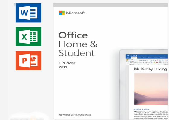 Ψηφιακός μεταφορτώστε το σπίτι και το σπουδαστή 2019 1pcs του Microsoft Office έκδοσης για το PC