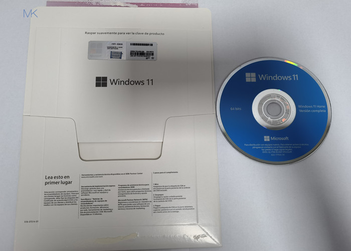 Το ισπανικό Microsoft Windows 11 φυσικό κιβώτιο DirectX 9 εγχώριου cOem DVD ή αργότερα με τον οδηγό WDDM 1,0