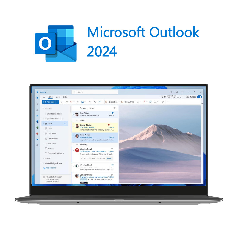 Πλατφόρμα Windows/Mac Microsoft Office 2024 Σπίτι και Επιχειρήσεις με βελτιωμένες επιδόσεις