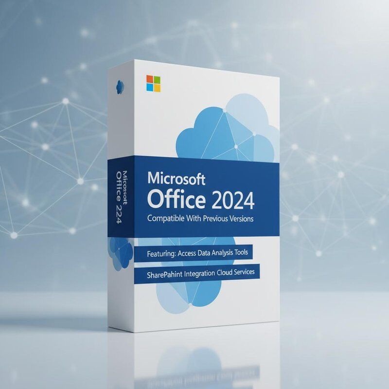 Συμβατό με προηγούμενες εκδόσεις Microsoft Office 2024 με εργαλεία ανάλυσης δεδομένων Access και υπηρεσίες cloud ενσωμάτωσης SharePoint