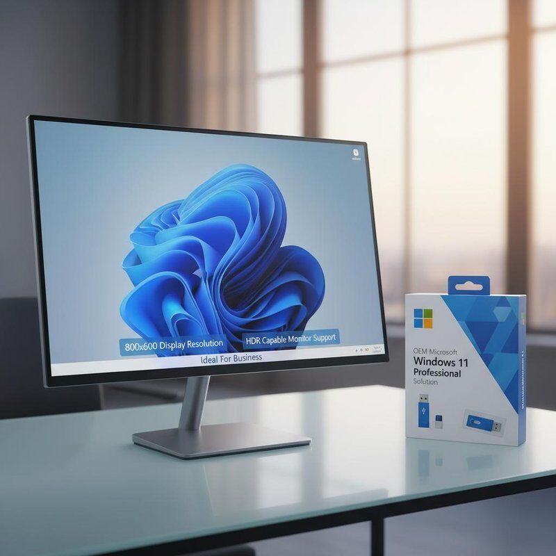 OEM Microsoft Windows 11 Professional λύση με ανάλυση οθόνης 800x600 και υποστήριξη οθόνης HDR ιδανική για επιχειρήσεις